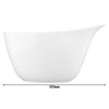 (2 szt.) SELTMANN WEIDEN | Miska do musli – 0,6 L – porcelana – z uchwytem – biała