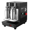Shaker do mleka, koktajli i bubble tea – elektryczny – podwójny – 40 W – 240 obr./min – czarny