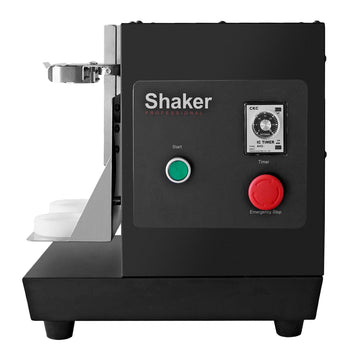 Elektryczny shaker do mleka i koktajli – podwójny – 40 W – 240 obr./min – czarny - Prime Gastro