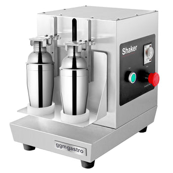 Elektryczny shaker do mleka i koktajli – podwójny – 40 W – 240 obr./min – stal nierdzewna - Prime Gastro
