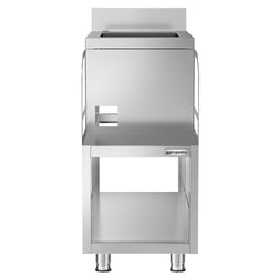Stacja miksująca – stal nierdzewna – 400 x 590 mm – z powierzchnią do ustawienia miksera barowego i zlewozmywakiem