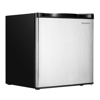 Mini - szafa mroźnicza ECO – 32 litry – jednodrzwiowa – czarna – drzwi ze stali nierdzewnej