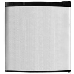 Mini - zamrażarka ECO - 32 litry - z 1 drzwiami - czarna - drzwi ze stali nierdzewnej