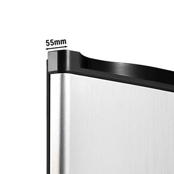 Mini-zamrażarka ECO - 32 litry - z 1 drzwiami - czarna - drzwi ze stali nierdzewnej - Prime Gastro