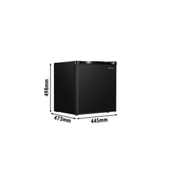 Mini - zamrażarka ECO - 32 litry - z 1 drzwiami - czarna