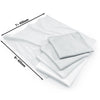 (10 pcs) Microfibre Cleaning Cloths - 400x400mm - White