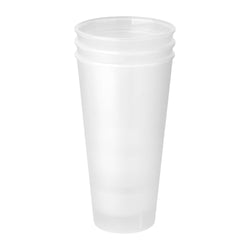 (24 sztuki) Kubki wielokrotnego użytku – 500 ml – przezroczyste
