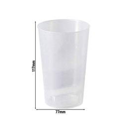(288 sztuk) Kubek wielokrotnego użytku 300 ml - Ø 77 mm - PP