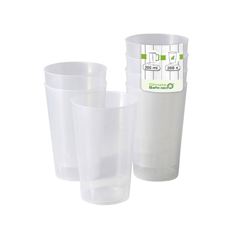 (288 sztuk) Kubek wielokrotnego użytku 300 ml - Ø 77 mm - PP