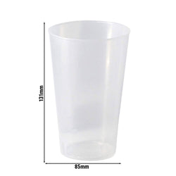 (150 sztuk) Kubek wielokrotnego użytku 400 ml - Ø 85 mm - PP