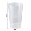 (540 szt.) Kubek wielorazowy - 500ml - Ø 90mm - do zmywarki, sztaplowane - Transparentny