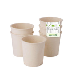 (60 sztuk) Kubki wielokrotnego użytku – 400 ml – Ø 95 mm – kremowo - białe