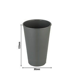 (24 sztuki) Kubki wielokrotnego użytku – 400 ml – szare