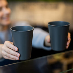 (24 sztuki) Kubki wielokrotnego użytku – 500 ml – szare