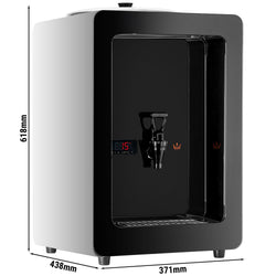 Podgrzewacz do mleka PREMIUM - Cyfrowy - 10L - 1,8kW - Czarny - kranik