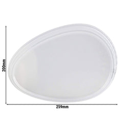 (60 sztuk) Przykrywka wielokrotnego użytku – przezroczysta – odpowiednia do pojemników wielokrotnego użytku o wymiarach 275 x 200 mm