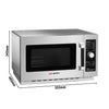 Kuchenka mikrofalowa – 34 L – 1 kW – manualna