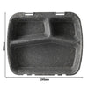 (60 sztuk) Pojemnik na posiłki wielokrotnego użytku z 3 przegrodami – 24,5 x 20 x 4,5 cm – HP4/3