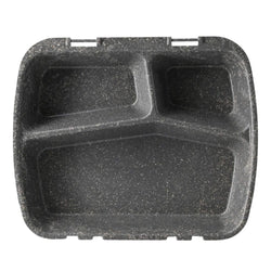 (60 sztuk) Pojemnik na posiłki wielokrotnego użytku z 3 przegrodami – 24,5 x 20 x 4,5 cm – HP4/3