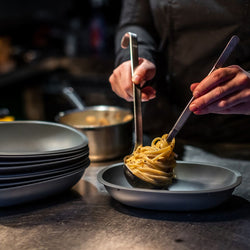 (12 sztuk) Miski wielokrotnego użytku – 500 ml – owalne – szare