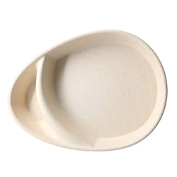 (60 sztuk) Talerz na dania wielokrotnego użytku z 2 przegrodami – 27,5 x 20 x 3,5 cm – w kształcie kropli