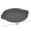 (6 sztuk) Pudełko na pizzę wielokrotnego użytku – 397 mm – szare
