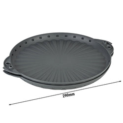 (6 sztuk) Pudełko na pizzę wielokrotnego użytku – 397 mm – szare