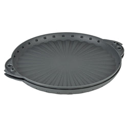 (6 sztuk) Pudełko na pizzę wielokrotnego użytku – 397 mm – szare