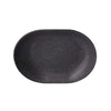 (60 sztuk) Wielokrotnego użytku tacki na przekąski – 135 x 184 mm – owalne – szare