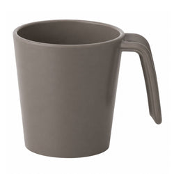 (30 sztuk) Kubek wielokrotnego użytku z uchwytem – 260 ml – szary