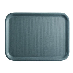 (24 sztuki) CAMBRO | MYKONOS – laminowana taca – 330 x 430 mm – kolor węgiel drzewny granitowy