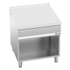 Element neutralny stojący ze stali nierdzewnej AISI 304 - 800x900x920mm - 57kg - z otwartą podstawą