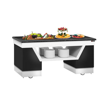 Element neutralny BELFAST - 2000 mm - blat roboczy z czarnego granitu - Prime Gastro