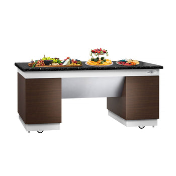 Element neutralny DUBLIN - 2000 mm - blat roboczy z czarnego granitu - Prime Gastro