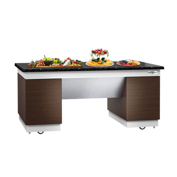 Element neutralny - DUBLIN - 2000 mm - blat roboczy z czarnego granitu - Prime Gastro