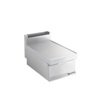 Element neutralny stołowy z szufladą - stal nierdzewna AISI 304 - 400x600x430mm - 28kg - 1x GN 1/3, 1x GN 1/2