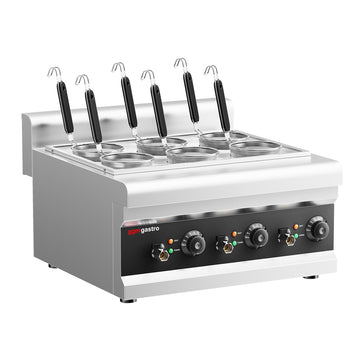Elektryczna makaroniarka – 3 kW – w zestawie 6 wkładów