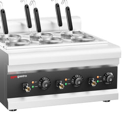 Elektryczna makaroniarka – 3 kW – w zestawie 6 wkładów