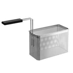 Kosz do gotowania makaronu - GN 1/2 - 1 uchwyt pałąkowy - 140x332x220mm - 1,5kg
