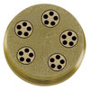 Brass Pasta Die (Bronze Finish) - Macaroni - 8.5mm - Ø 57mm - compatible with NMF8N, NMF13N