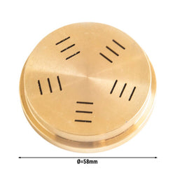 Matryca do formowania makaronu – fettuccine 8 mm – pasująca do modelu NMH13 – Ø 57 mm
