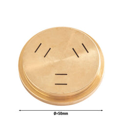 Matryca do formowania makaronu – fettuccine 8 mm – pasująca do NMH5 – Ø 50 mm