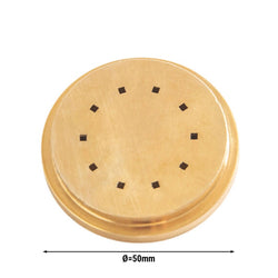 Matryca do formowania makaronu – Spaghetti alla Chitarra 2x2 mm – pasująca do NMH5 – Ø 50 mm