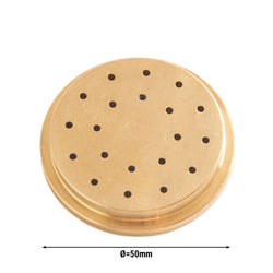 Matryca do formowania makaronu – spaghetti 2 mm – pasująca do NMH5 – Ø 50 mm