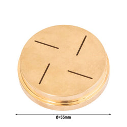 Matryca do formowania makaronu – fettuccine 17 mm – pasująca do NMH8 – Ø 57 mm