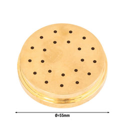 Matryca do formowania makaronu – spaghetti 2 mm – pasująca do NMH8 – Ø 57 mm