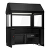 Element neutralny do grilli węglowych TORONTO - 1910 mm - czarny panel przedni - blat roboczy z czarnego granitu