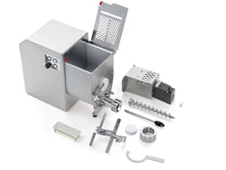 Elektryczna maszyna do makaronu – wydajność 8,4 kg/h – moc 750 W – dysza o średnicy 75 mm – w zestawie z nożem do makaronu