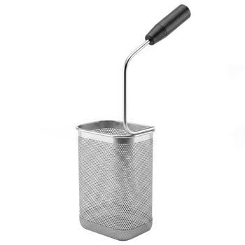 Pasta Basket 600 & 700 Series - 140x105x200mm - Stainless Steel - GN 1/6 - with 1 handle - compatible with ENB363P, ENB663P, ENB669P, ENB479P, GNB479E, GNB879E