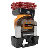 Automatyczna wyciskarka do pomarańczy - 550W - 55.5kg - z automatyczny podajnik, tryb czyszczenia, przycisk Push & Juice, licznik owoców, cyfrowe sterowanie - aluminium, stal nierdzewna - Pomarańczowy